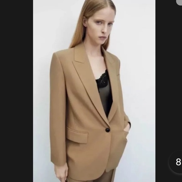 NWOT Zara Single Breasted Oversized Blazer - Picture 2 of 10